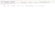 Tablet Screenshot of chirurgien-esthetique-et-plastique.com